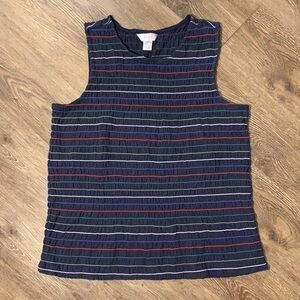 CJ Banks Soft Stretch Sleeveless Blouse